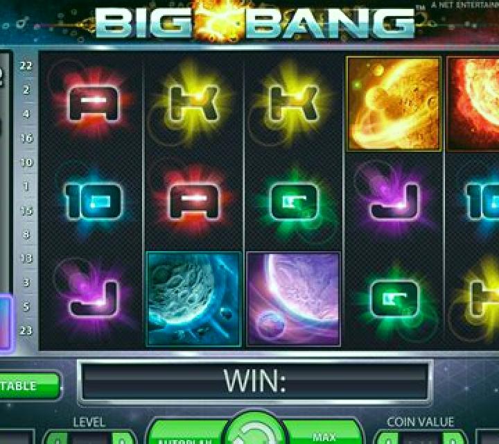 Big Bang (NetEnt) slot machine