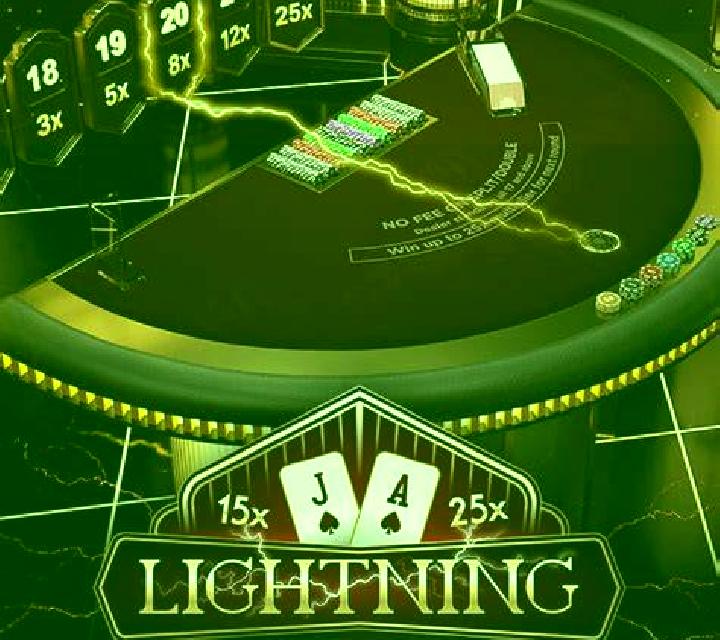 First Person Lightning Blackjack slot machine