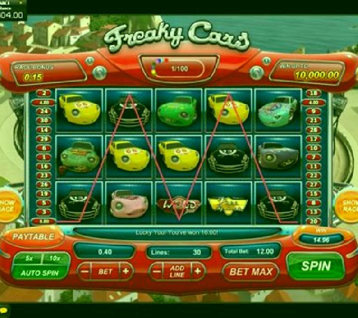 Freaky Cars slot game