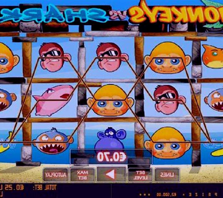 Monkeys vs Sharks HD slot